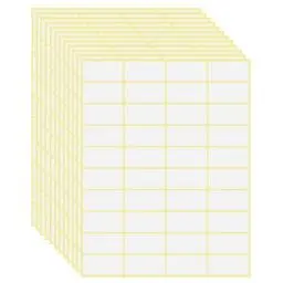Produktbild: OFFCUP Etiketten Selbstklebend, 1200 Stück Universal Klebeetiketten Aufkleber Etiketten 38 x 19mm, Adressetiketten Abnehmbare Haushaltsetiketten Tiefkühletiketten für Schule, Büro, Zuhause
