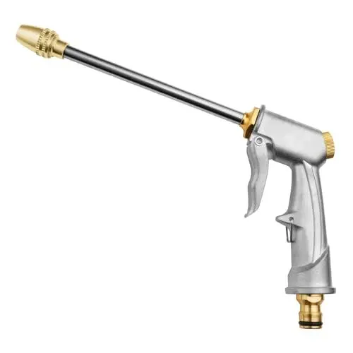 Produktbild: OFFCUP Garten Handbrause Messing, Spritzpistole Metall, Hochdruck-Zinklegierung, Hochdruck Power Wasserpistole Garten Hochdruck Gartenbrause Gartenschlauch-Spritzpistole