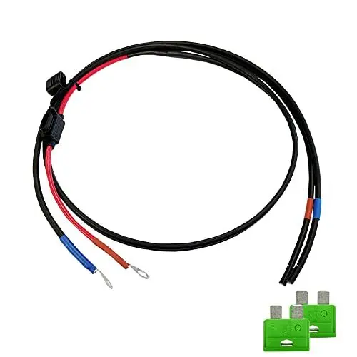 Produktbild: Offgridtec® 1,5m 6mm² Batteriekabel mit 30A Sicherung M8-Ringkabelschuh