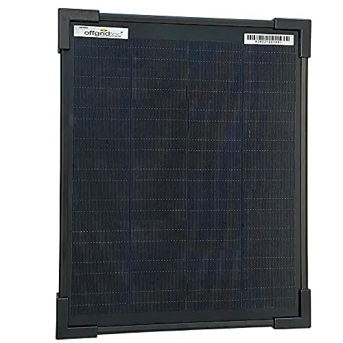 Produktbild: Offgridtec® OLP 10W Solarpanel 12V Schindeltechnologie PERC, 13100, Dunkel