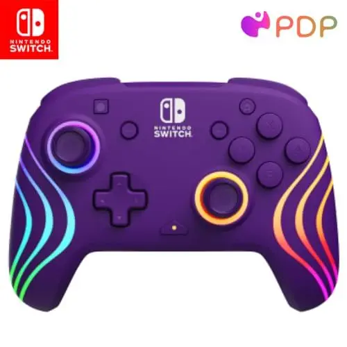 Produktbild: Official Afterglow Wave Wireless Controller Nintendo Switch - Purple