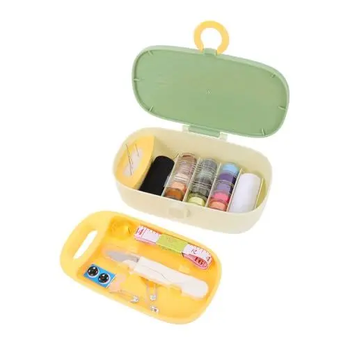 Produktbild: OFFIGAM Nadel Und Fadenbox Mit Organizer Für Handarbeitsbox Nähsatzbox Mit Platz Für Garnhülle Tragbar Und Praktisch Für Nähanfänger Und Heimwerker