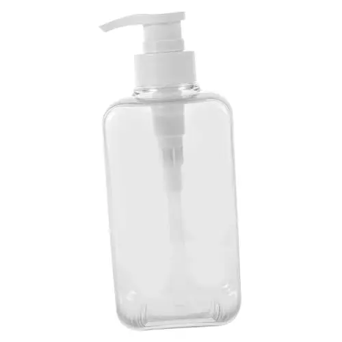 Produktbild: OFFIGAM Pumpspenderflasche Transparent Für Seife Shampoo Lotion Wiederverwendbar Aus Robustem Kunststoff Geeignet Für Körperpflegeprodukte