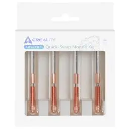 Produktbild: Offizielle Creality K1C Düsen 0.4mm, 0.6mm, 0.8mm 4PCS, Einhorn Quick-Swap 3D Drucker Düse Kit, Ender 3 V3 Düsen Kupferlegierung und gehärtete Stahldüse für Creality K1C, Ender 3 V3 3D Drucker