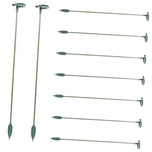 Produktbild: OFFSCH 10St Blumentopfständer blumenständer Blumenstand Blumentopf Stütze Flower Stand Hortensienpflanze Pflanzen Unterstützung für einzelne Stängel der Blumenstützpfähle Abs