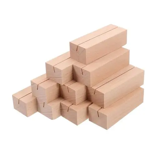 Produktbild: OFFSCH Tischnummernhalter Aus Holz Marketing-schildständer Eleganter Kartenständer Für Hochzeiten Home Office