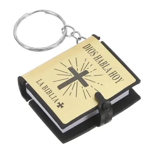 Produktbild: OFFSCH Metall Kunststoff Bibel Schlüsselanhänger Miniatur echte Bibel Schlüsselanhänger Schlüsselanhänger Geburtstag Party Favor