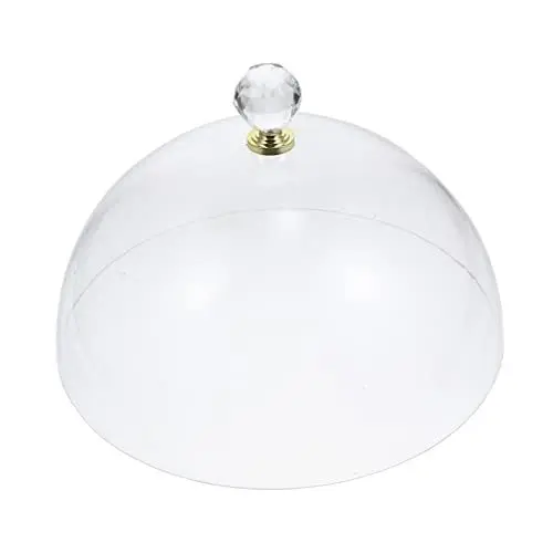 Produktbild: OFFSCH 1 Stück Acryl Runde Kuchendeckel Kuchenbox Transparent Ständer Für Kuchen Lebensmittelabdeckung Küche Lagerung Einfache Lebensmittel Ihre Lebensmittel