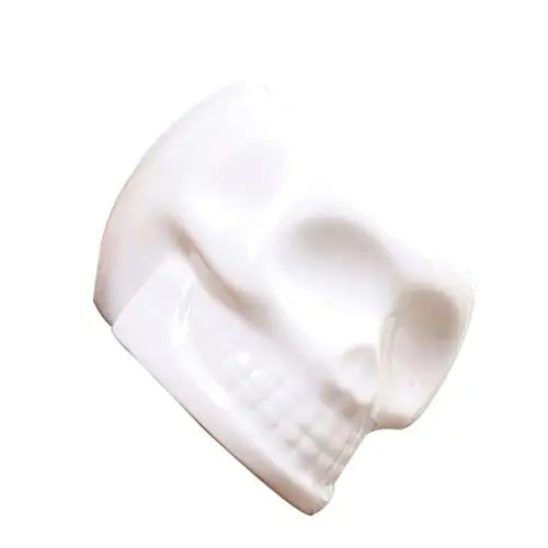 Produktbild: OFFSCH 1stück Skull Flower Pot Keramischer Pflanzer Für Sukkulenten Und Kakteen Weiße Dekoration Für Halloween Und Garten Für Zuhause Und Büro