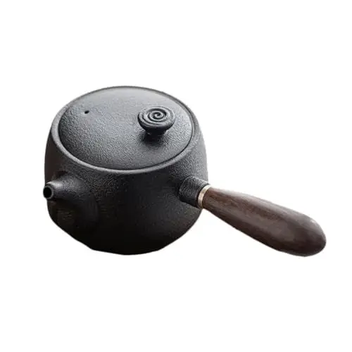 Produktbild: OFFSCH Teeservice Kung Fu Teetasse Vintage-Stil Keramik Schwarze Keramik Teekannen-Sets Für Das Home Office