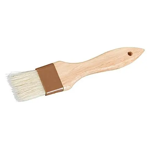Produktbild: OFFSCH Holzgriff Wolle Bbq Pinsel Barbecue Öl Pinsel Für Hohe Hitze Kochen
