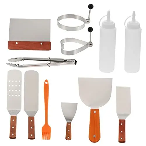 Produktbild: OFFSCH - EIN Werkzeugset Mit 12 Camping-grillutensilien Robust Und Leicht Zu Reinigen Für Outdoor-aktivitäten
