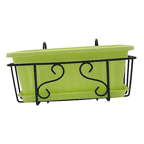 Produktbild: OFFSCH Pflanzkasten Balkon Zum Aufhängen Am Geländer Kunststoff-blumentrog Hängender Blumentopf Für Draussen Und Vertikale Gartenflächen