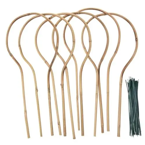 Produktbild: OFFSCH Robustes Gartenspalier Aus Holz Für Kletterpflanzen Pflanzenstützgestell Für Topf- Und Freilandpflanzen