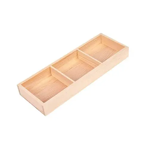 Produktbild: OFFSCH 1 Stück Karton Gitterbox Aus Holz Besteckschublade Töpfe Für Pflanzen Pflanzenschalen Pflanzenbehälter Blumentopfbehälter Blumentopftablett Pflanzentöpfe Tischblumentopf Hölzern