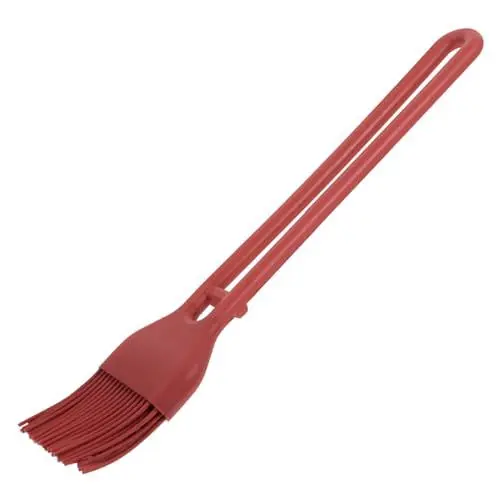 Produktbild: OFFSCH 1stk Silikonölpinsel Küchengerät Kuchen Backpinsel Desserts Backen Grillbürste Barbecue-sauce-pinsel Bürste Für Grill Grillwerkzeuge Grillölbürste Grillpinsel Rot Griff Pp