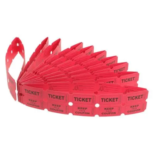 Produktbild: OFFSCH Spiel Tombola Tickets 200pcs Party Karneval Geburtstag Einfaches Design Für Veranstaltungen