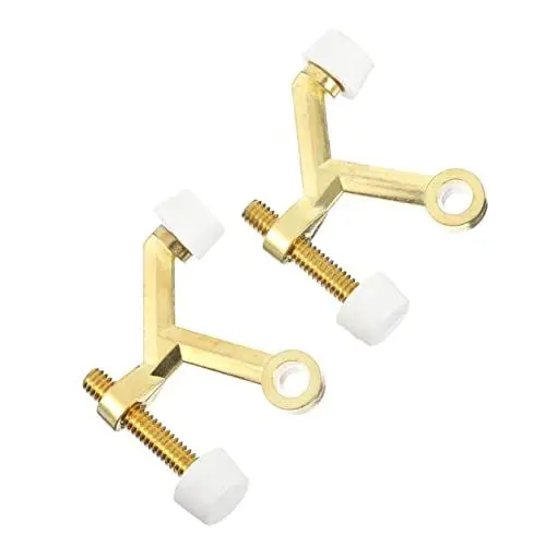 Produktbild: OFFSCH 2St Tür oben Möbelscharnierstiftstopper Türstopper im Scharnierstil türstopper scharnier wandtürstopper door holder stumme Türstopper Tür Anti-Stoß-Versorgung Zinklegierung Golden