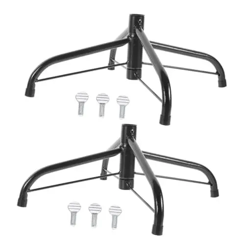 Produktbild: OFFSCH 45cm Hoch Weihnachtsbaum Basis Steht 2pcs Weihnachten Baum Halterung Abs Material Robust Unterstützung