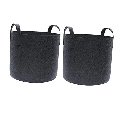 Produktbild: OFFSCH 2 STK Pflanzbeutel für Kartoffeln Taschen für den Gartenanbau Container Pflanztöpfe aus Stoff Karotten-Pflanztopf Pflanzenanbaubeutel Anlage Non-Woven-Taschen