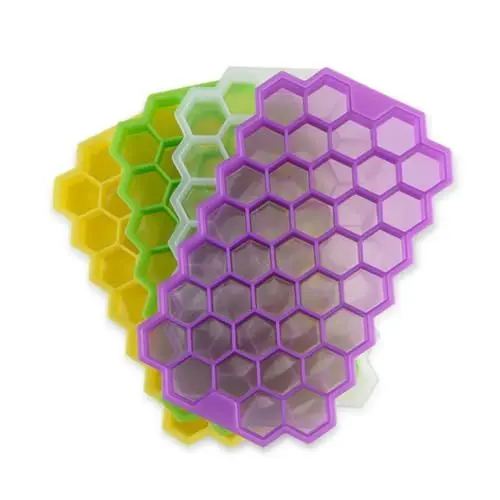 Produktbild: OFFSCH 2 Stück 37 Eiswürfelbereiter eiswurfel behälter eiswürfelschale Eiscremeform ice cream mold ice cubes tray eiswürfelbehälter mit eiswürfel behälter Eiswürfelform