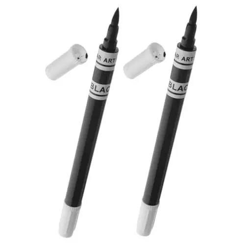 Produktbild: OFFSCH 2 Stück Backen Pigmentstift Fondant Keks Dekorationsstift Marker Für Kekse Schokoladenmarkierungsstift Kuchenmarkierungsstift Backstift Kuchenstift Doppelspitzen