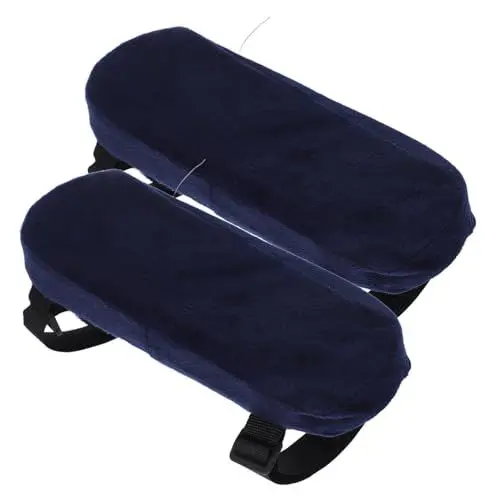 Produktbild: OFFSCH Armlehnenpolster Für Gaming-Stuhl Memory Foam-armlehne Für Ellbogen Und Unterarme Bequeme Armlehnenpolster Für Bürostühle Schwarz