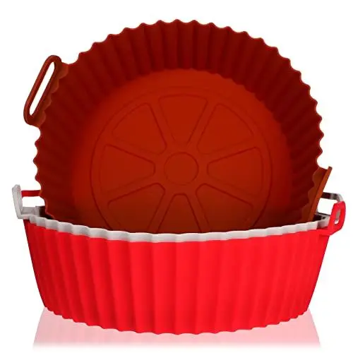 Produktbild: Air Fryer Silikon Liner 3 Pack Öl-backmatten Für Air Fryer Zubehör