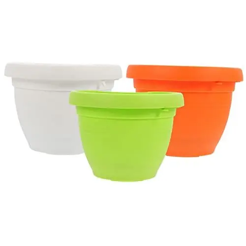 Produktbild: OFFSCH Hängender Blumentopf 3-teilig Abflussrohr-pflanzgefäß Wandmontage Leicht Zu Bewegen Und Zu Reinigen Für Den Einsatz in Zufälliger Farbe