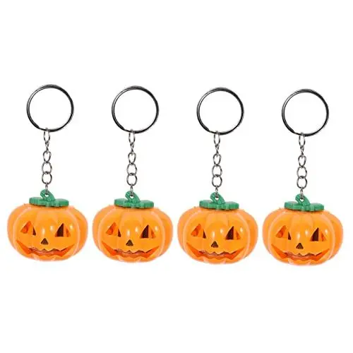 Produktbild: OFFSCH 4 stücke Halloween Kit Schlüsselanhänger Leuchtender Dekorativer Schlüsselanhänger für Party Favors
