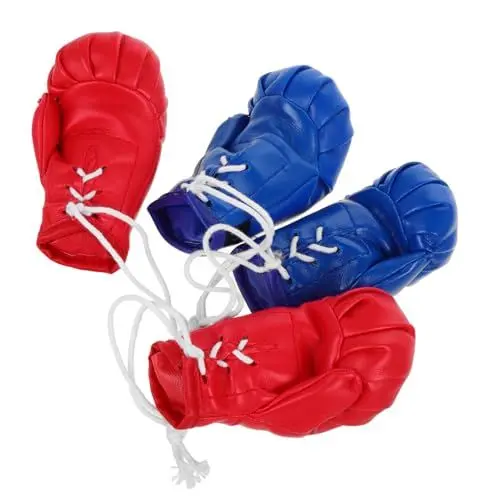 Produktbild: OFFSCH Mini-Boxhandschuhe Für Auto 4-teiliges Set Pads Box-schlüsselanhänger Heimdekoration Ornament