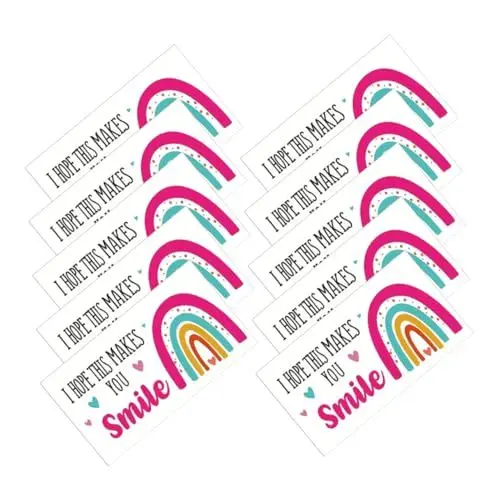 Produktbild: OFFSCH Dankeskarten 50 Stück Papier Dankeskarten Für Unternehmen Salons Lächeln Grüße