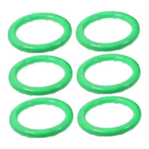 Produktbild: OFFSCH 6St Wassermelonenhalter Abgestuftes Tablett mit Wassermelone Cantaloupe-Ring aus Kunststoff Gleitfruchtring Anstichset für Wassermelonenfässer Slackline-Zubehör Wanderseil pp Green
