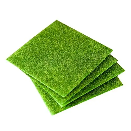 Produktbild: OFFSCH PVC-feengras Realistisches Miniaturmoos Für Den Garten 6er-Pack 15 X 15 cm