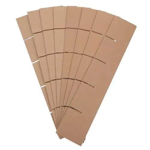 Produktbild: OFFSCH 8er-Box Trennwände Für Versandkartons Schubladenteiler Umzugskartons Für Die Küche Trennwände Aus Pappe Für Kartons Umzugsmaterial-kit Kisten Für Den Umzug Light Brown Papier
