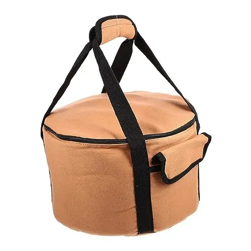 Produktbild: OFFSCH Große Runde Aufbewahrungstasche Für Herde Ofen-Tragetasche Für Camping Tragetasche Für Picknicktöpfe Mit Reißverschluss Ideal Für Strandpartys Grillabende Familienausflüge
