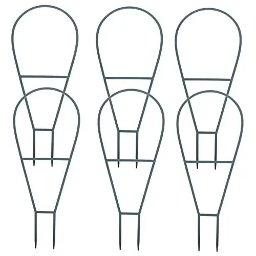 Produktbild: OFFSCH Außendekoration 6st Pflanzen Wachsen Käfig Pflanzenregal Dekoration Pflanzenturm Klettergitter Für Pflanzen Im Freien Mini-Rosen Topfgitter Tomatenpflanzen Blumen Pp Topfpflanze