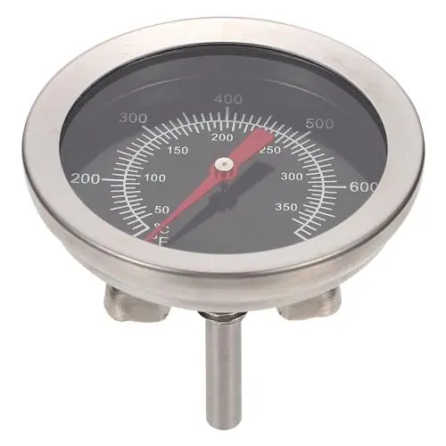 Produktbild: OFFSCH Edelstahlthermometer Bimetall Grillthermometer Backofenthermometer Zum Grillen Kochen
