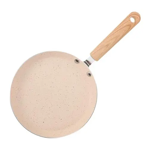 Produktbild: OFFSCH Bratpfanne Mit Antihaftbeschichtung Pfannkuchen-crêpe-maker Flache Pfanne Für Tortilla-pfannkuchen Leicht Zu Reinigen Leicht