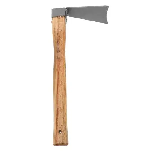 Produktbild: OFFSCH Gartengeräte Gartenhacke Pflanzenwerkzeug pflanzenpflege Grabwerkzeug Gartenwerkzeug kaufen kleine Hacke pflanzen Hacke zum Pflanzen von Blumen Haushaltshacke Stahlhacke Holz
