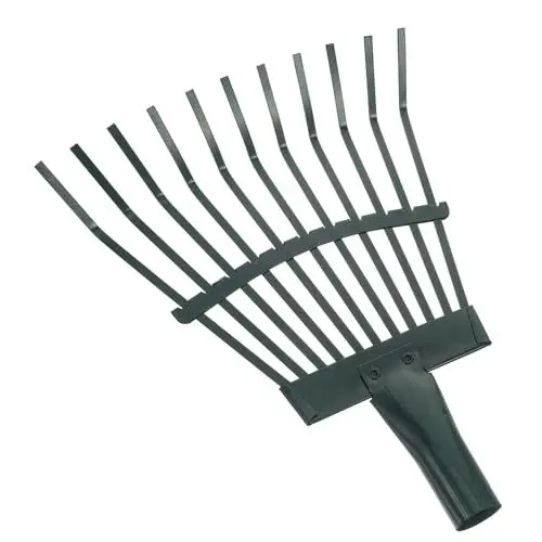 Produktbild: OFFSCH Laubbesen für den Garten Handrechen Gartengerät Rechen für Rasen und Blätter strapazierfähig