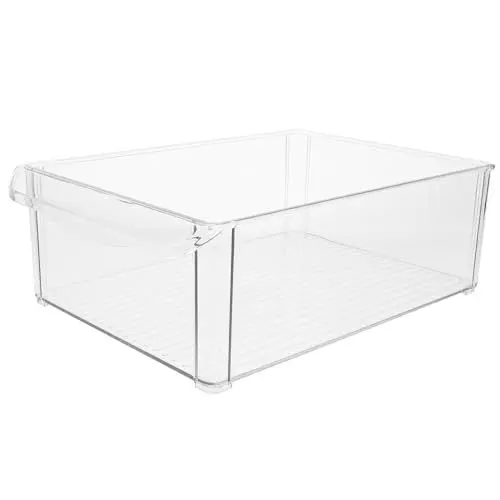 Produktbild: OFFSCH Wasserdichte Box Stapelbare Frischhalteboxen Für Den Kühlschrank Transparente Rechteckige Aufbewahrungsbehälter Mit Deckel Ideal Für Und Lebensmittel Platzsparendes Design 4er