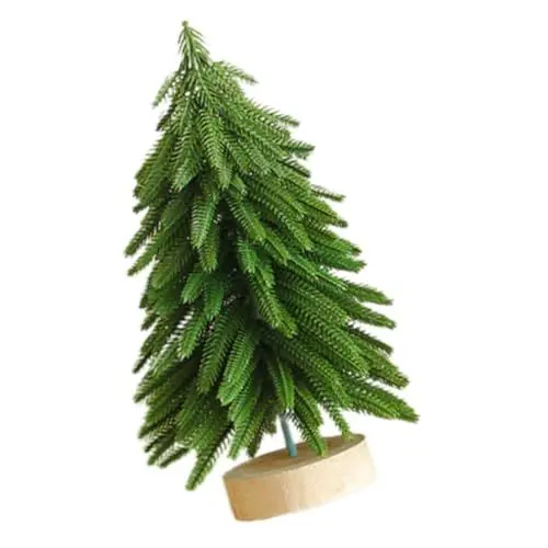 Produktbild: OFFSCH Desktop Miniatur Kiefer Weihnachten Decor Prop Mini Weihnachten Baum Decor Künstliche Weihnachten Baum Festliche Weihnachten Herzstück