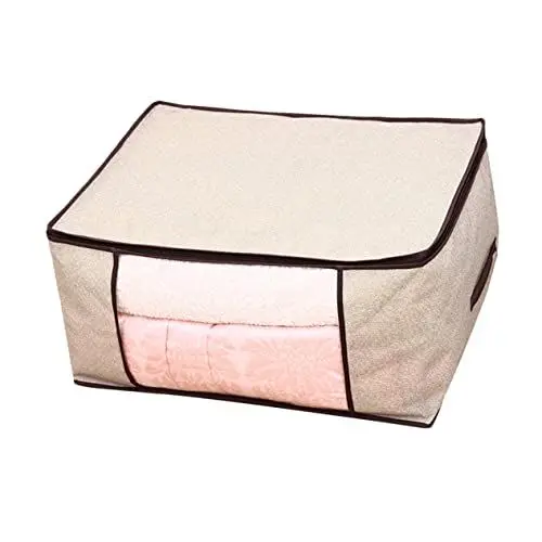 Produktbild: OFFSCH Beige Größe 3 Quilt Bag Kleidung Aufbewahrungstasche Organizer Vliesstoffe Faltbare Aufbewahrungstaschen