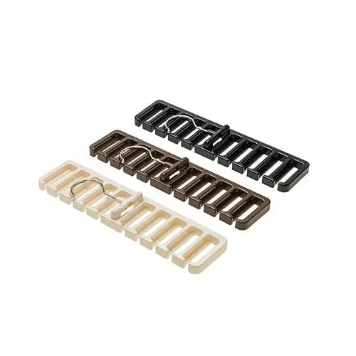Produktbild: OFFSCH Stilvoller Gürtelhalter-Organizer Krawattenhalter Aus Kunststoff Krawattenaufbewahrungsregal Kompaktes Design Für Kleiderschrank Und Schrank