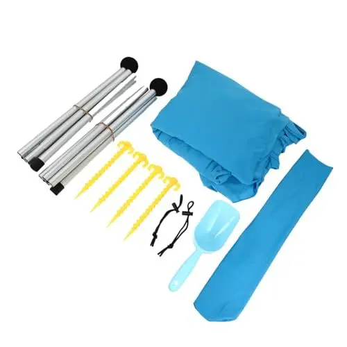 Produktbild: OFFSCH Strandzelt Camping Outdoor Baldachin Garten Pool Sonnensegel Picknick Zelt Markise Größe Zufällige Farbe