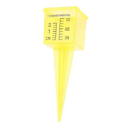 Produktbild: OFFSCH Regenmesser Garten-regenwasserzähler Sprinkler-messgerät Wasserstandsanzeige Hof-regenmesser Rasenwasserzähler Regenwassermesser Regenmesser-behälter Gelb