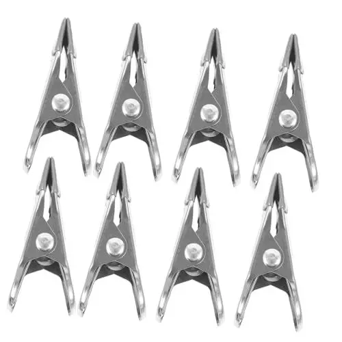 Produktbild: OFFSCH Schwimmbadabdeckung Schellen 24stücke Winddicht Poolabdeckung Clips Metall Multifunktions Clips Für Handtücher Kleidung Befestigung