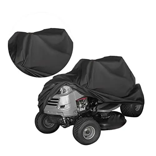 Produktbild: OFFSCH Abdeckung Für Rasenmäher Uv-beständig Winddicht Xxl Schwarz Für Außenbereich Zum Schutz Vor Regen Und Sonne
