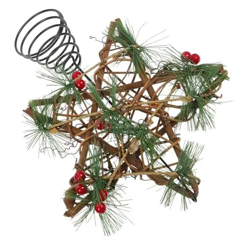 Produktbild: OFFSCH Elegante Weihnachtsbaum-Stern-Dekorationen Weihnachtsbaumspitze Stern-Ornament